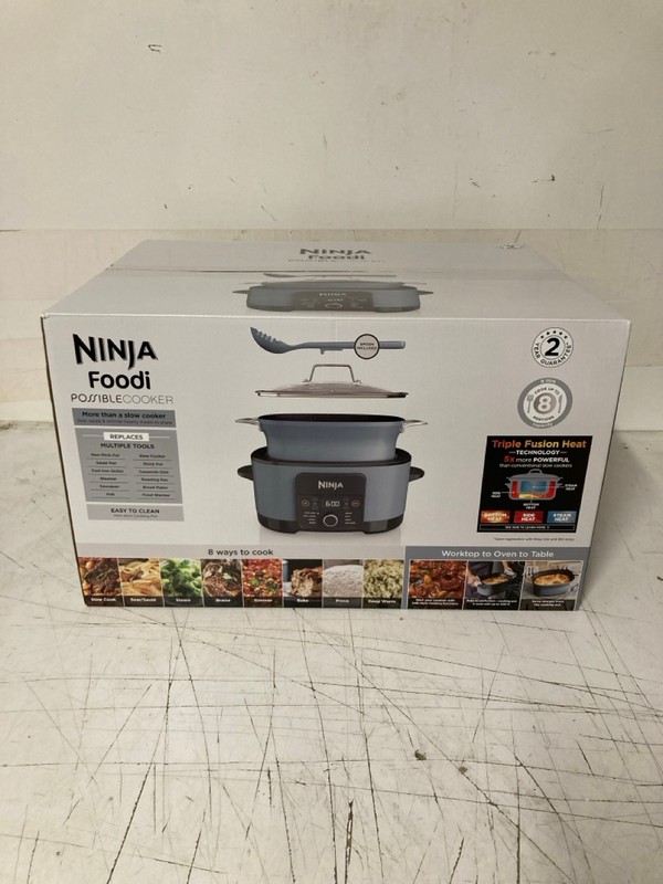 Lot 8  
            Nottingham SR3 - Delivery Only 

                
NINJA FOODI POSSIBLE COOKER SLOW COOKER