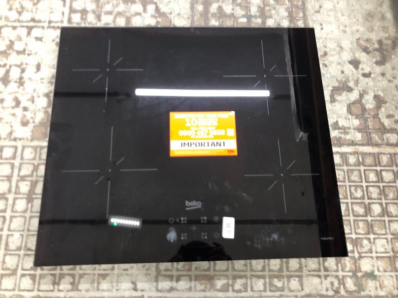 Lot 118  
            Nottingham SR4 - Delivery Or Collection 

                
BEKO 4 BURNER CERAMIC INDUCTION HOB MODEL: HII64401QT