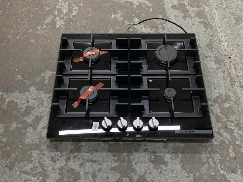 Lot 130  
            Nottingham SR4 - Delivery Or Collection 

                
BOSCH 4 BURNER GAS HOB MODEL: PNP6B