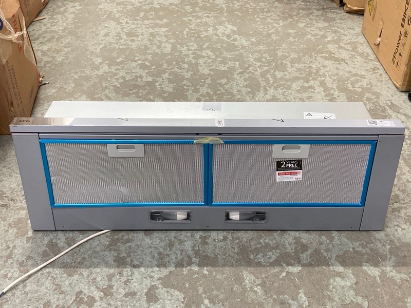 Lot 151  
            Nottingham SR4 - Delivery Or Collection 

                
AEG COOKER HOOD MODEL: DBP3932S