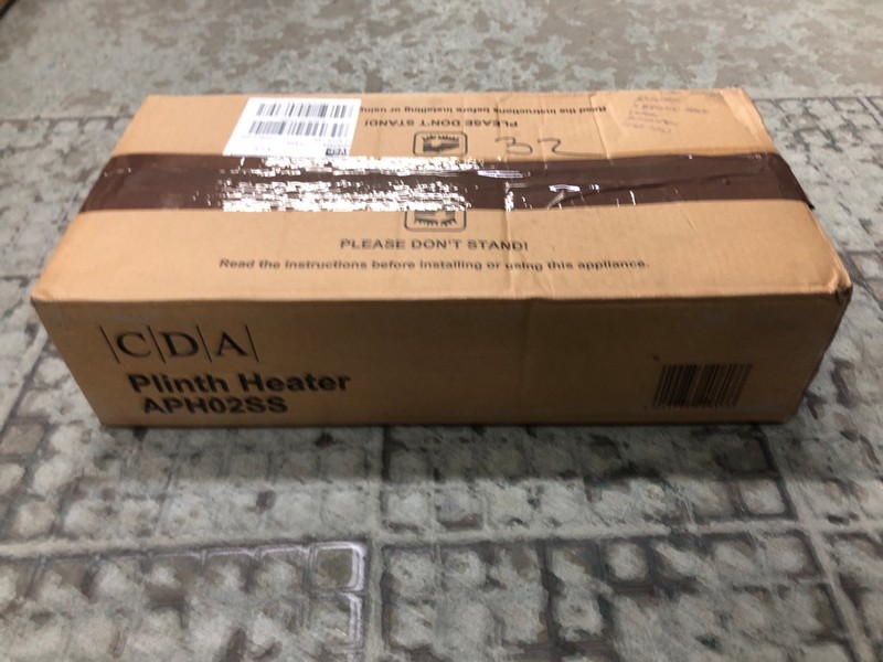 Lot 178  
            Nottingham SR4 - Delivery Or Collection 

                
CDA PLINTH HEATER MODEL: APH02SS