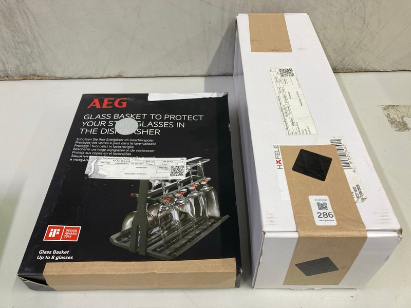 Lot 286  
            Nottingham SR4 - Delivery Or Collection 

                
2 X ITEMS TO INC AEG DISHWASHER GLASS BASKET HOLDER