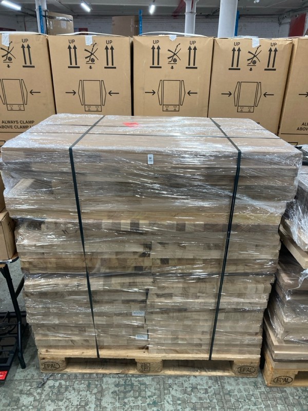 Lot 288  
            Nottingham SR4 - Delivery Or Collection 

                
PALLET OF SOLID OAK KITCHEN WORKTOP OFF CUTS