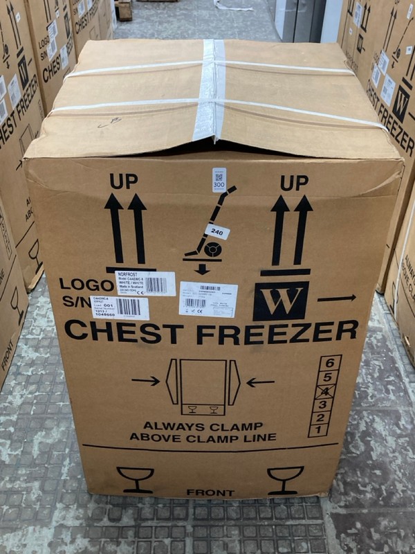 Lot 300  
            Nottingham SR4 - Delivery Or Collection 

                
NORFROST 99L CHEST FREEZER MODEL: C4AEWC RRP £174