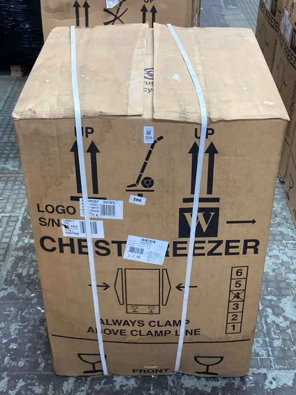 Lot 306  
            Nottingham SR4 - Delivery Or Collection 

                
NORFROST 99L CHEST FREEZER MODEL: C4AEWC RRP £174