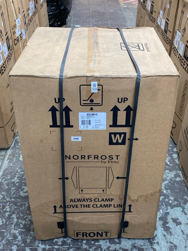 Lot 308  
            Nottingham SR4 - Delivery Or Collection 

                
NORFROST 99L CHEST FREEZER MODEL: C4AEWC RRP £174