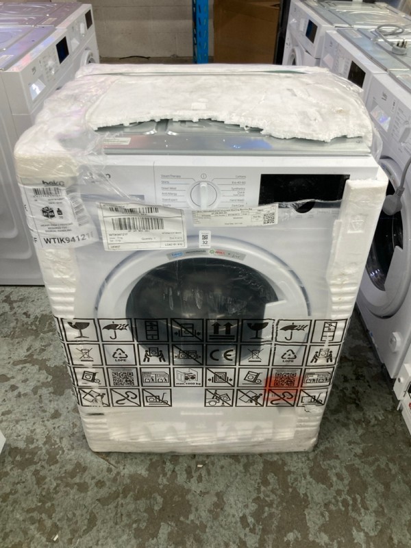 Lot 32  
            Nottingham SR4 - Delivery Or Collection 

                
BEKO INTEGRATED 1-9 KG WASHING MACHINE MODEL: WTIK94121F