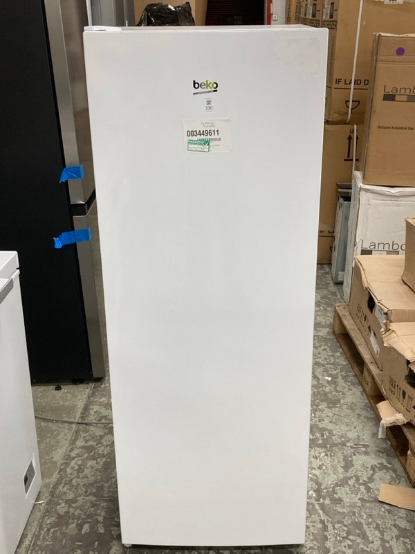 Lot 330  
            Nottingham SR4 - Delivery Or Collection 

                
BEKO TALL FREEZER MODEL: FFG4545W