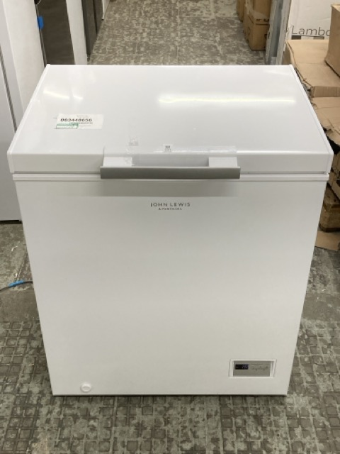 Lot 331  
            Nottingham SR4 - Delivery Or Collection 

                
JOHN LEWIS CHEST FREEZER MODEL: JLCH145/2