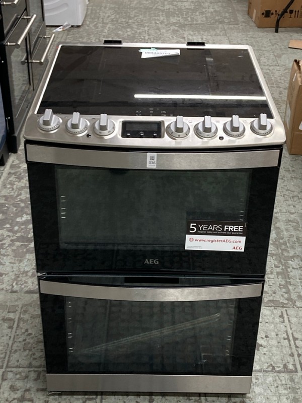 Lot 336  
            Nottingham SR4 - Delivery Or Collection 

                
AEG ELECTRIC DOUBLE COOKER MODEL: CIB6743ACM