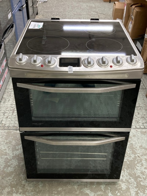 Lot 339  
            Nottingham SR4 - Delivery Or Collection 

                
JOHN LEWIS DOUBLE COOKER MODEL: JLFSIC621