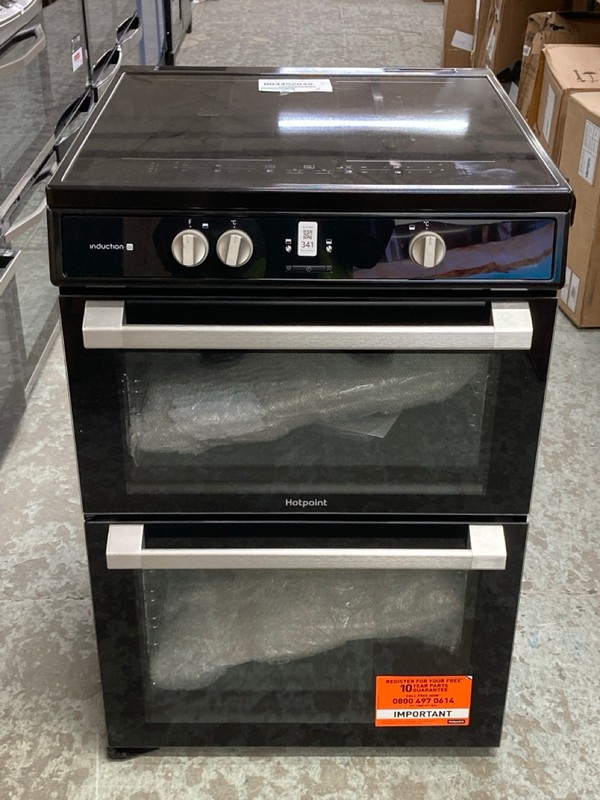 Lot 341  
            Nottingham SR4 - Delivery Or Collection 

                
HOTPOINT DOUBLE COOKER MODEL: HDT6719HM2C