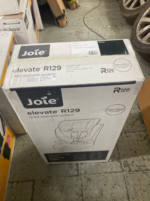 Lot 376  
            Nottingham SR4 - Delivery Or Collection 

                
JOIE ELEVATE R129 CHILD RESTRAINT SYSTEM