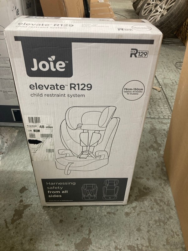 Lot 377  
            Nottingham SR4 - Delivery Or Collection 

                
JOIE ELEVATE R129 CHILD RESTRAINT SYSTEM