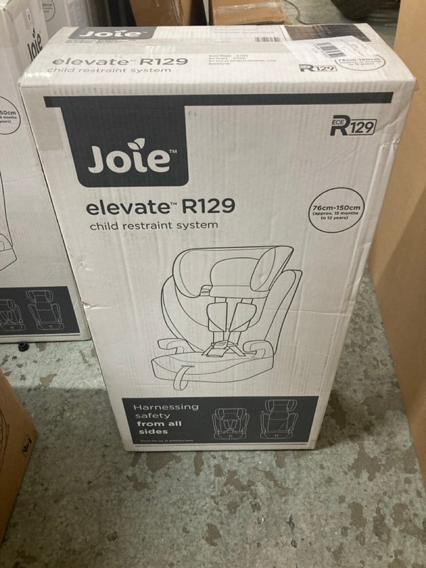 Lot 378  
            Nottingham SR4 - Delivery Or Collection 

                
JOIE ELEVATE R129 CHILD RESTRAINT SYSTEM