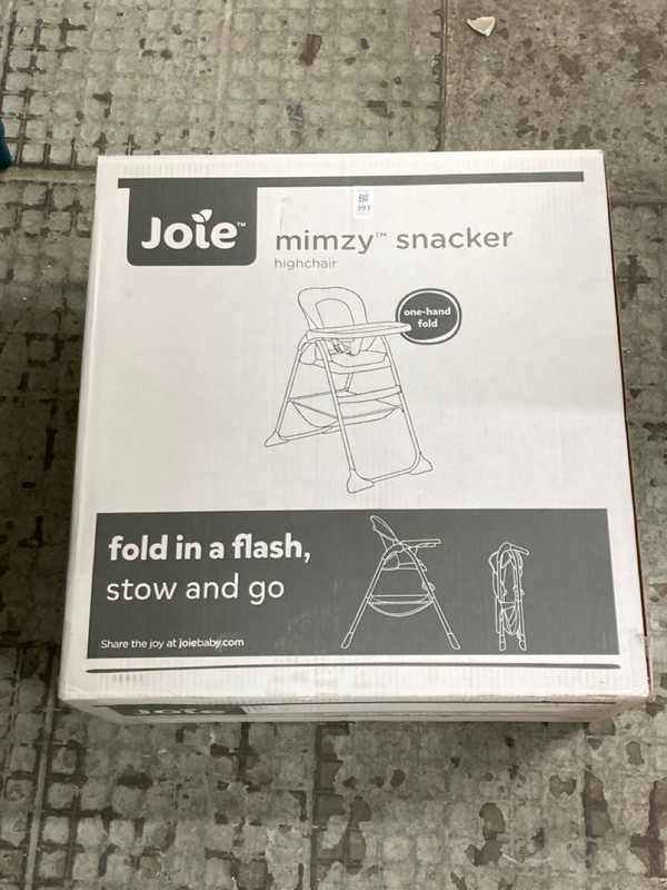 Lot 393  
            Nottingham SR4 - Delivery Or Collection 

                
JOIE MIMZY SNACKER HIGHCHAIR