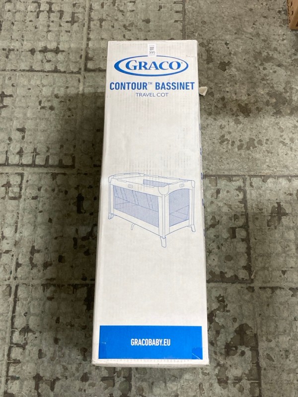 Lot 395  
            Nottingham SR4 - Delivery Or Collection 

                
GRACO CONTOUR BASSINET TRAVEL COT