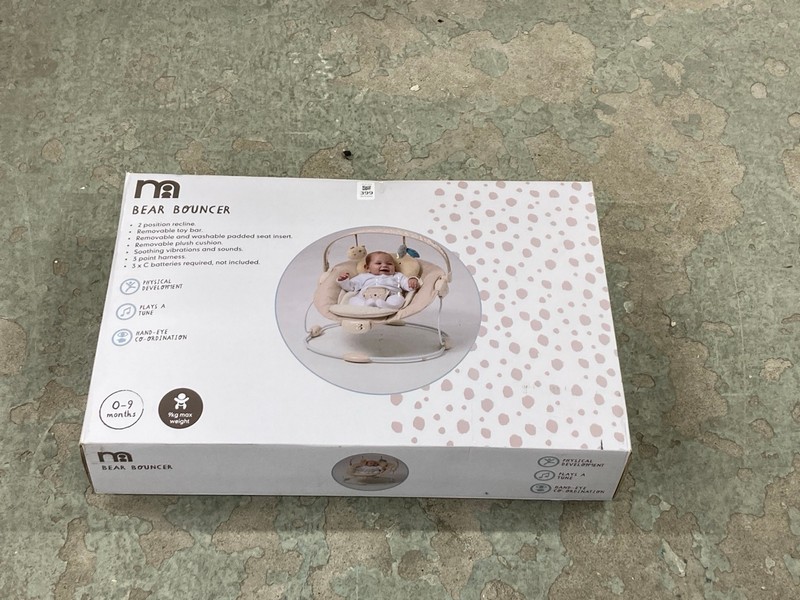 Lot 399  
            Nottingham SR4 - Delivery Or Collection 

                
MOTHER CARE BEAR BOUNCER