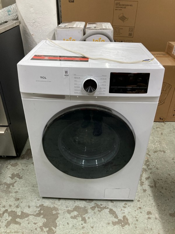 Lot 464  
            Nottingham SR4 - Delivery Or Collection 

                
TCL WASHING MACHINE 8KG MODEL: FF0824WA0UK
