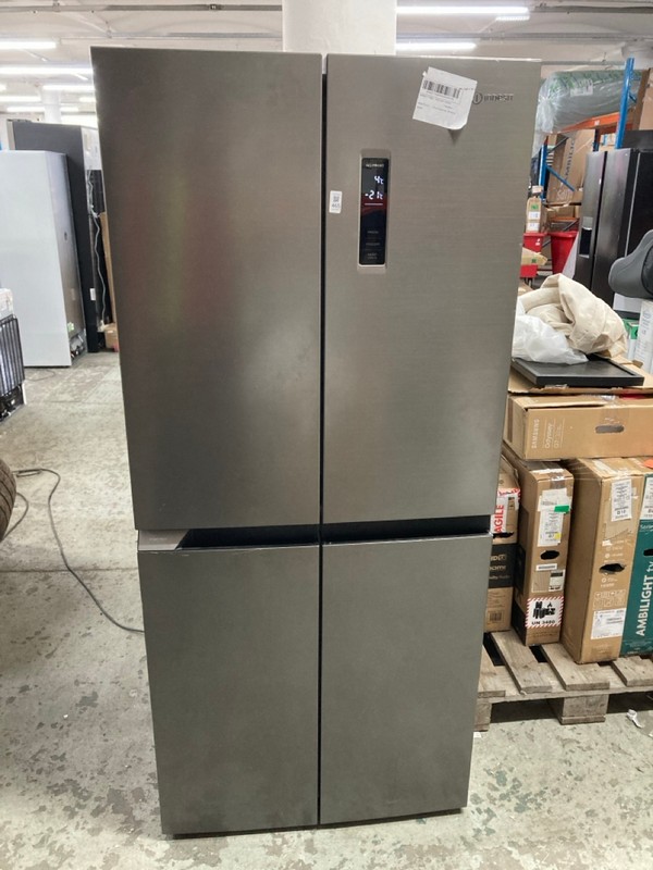 Lot 465  
            Nottingham SR4 - Delivery Or Collection 

                
INDESIT AMERICAN FRIDGE FREEZER MODEL: INGF 6421 XP4UK