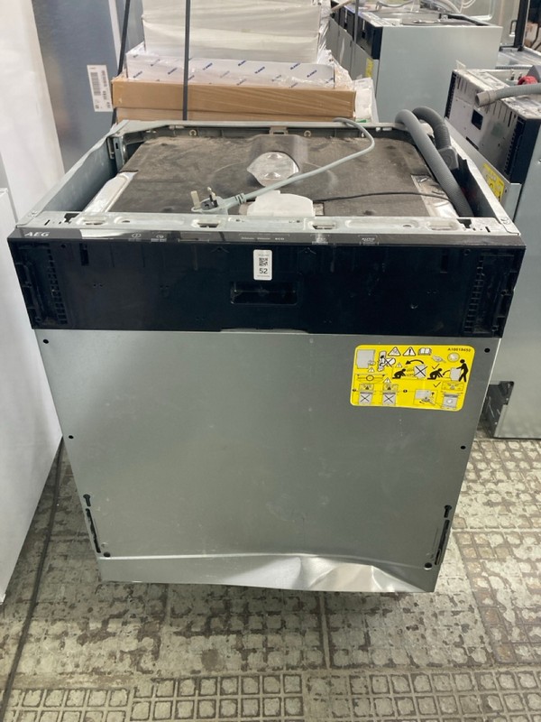 Lot 52  
            Nottingham SR4 - Delivery Or Collection 

                
AEG INTEGRATED DISHWASHER MODEL: FSB42607Z