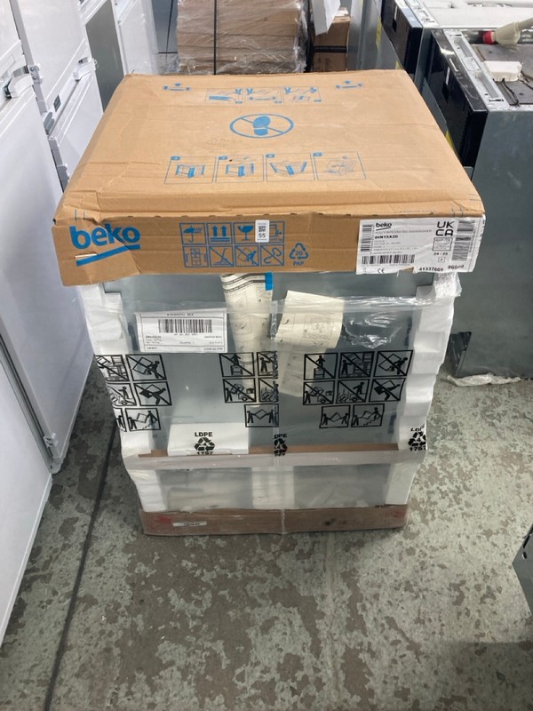 Lot 55  
            Nottingham SR4 - Delivery Or Collection 

                
BEKO INTEGRATED DISHWASHER MODEL: DIN15X20