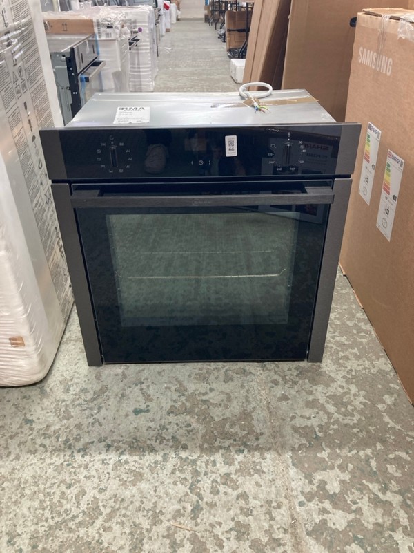 Lot 66  
            Nottingham SR4 - Delivery Or Collection 

                
NEFF N50 BUILT IN SINGLE OVEN MODEL: B3ACE4AG3/93
