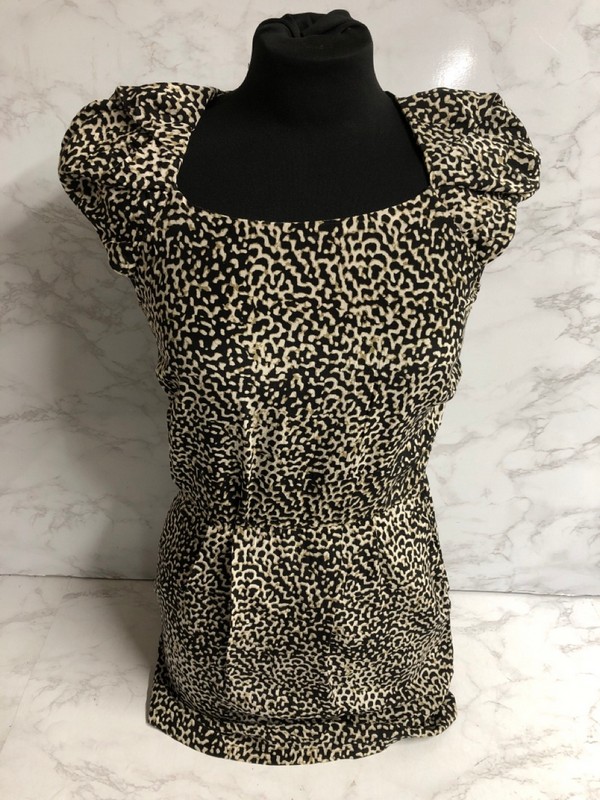 Lot 106  
            Nottingham SR5 - Delivery Only 

                
MAJE CAP SLEEVE MINI DRESS IN ANIMAL PRINT SILK SIZE:S RRP:£250