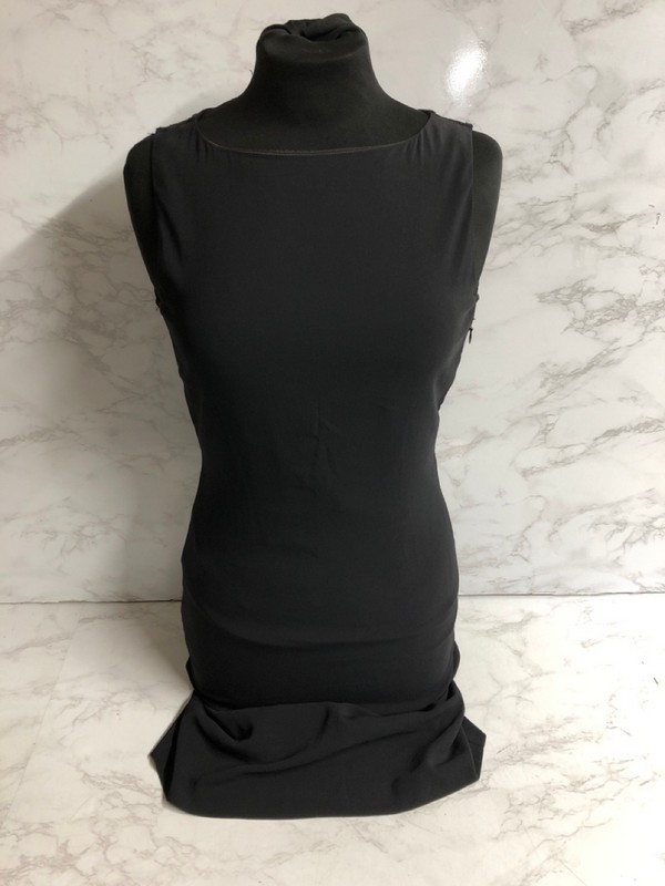 Lot 147  
            Nottingham SR5 - Delivery Only 

                
LOVE MOSCHINO LACE BACK SLEEVELESS MINI DRESS IN BLACK VISCOSE SIZE:IT/38 RRP:£280
