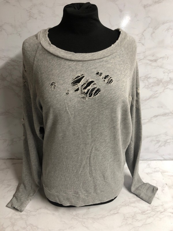Lot 201  
            Nottingham SR5 - Delivery Only 

                
IRO JEANS UPRILE DISTRESSED SWEATSHIRT IN GREY COTTON SIZE:M RRP:£102