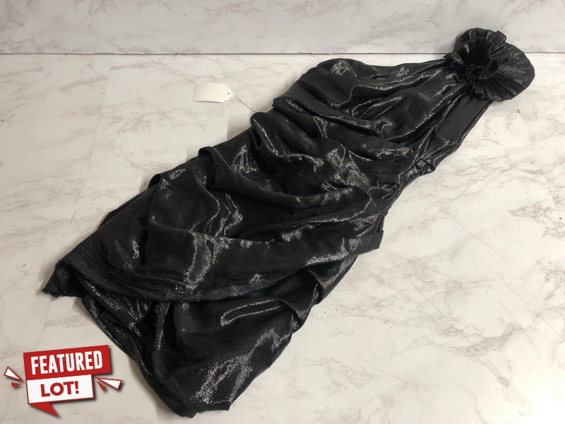 Lot 262  
            Nottingham SR5 - Delivery Only 

                
ISABEL MARANT LINN ONE-SHOULDER RUCHED MINI DRESS IN BLACK SILK BLEND SIZE:XS RRP...