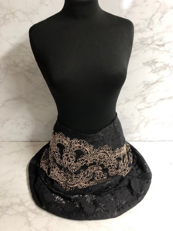 Lot 295  
            Nottingham SR5 - Delivery Only 

                
SANDRO PARIS LACE SKIRT IN BLACK POLYAMIDE SIZE:S RRP:£260