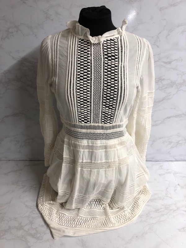 Lot 298  
            Nottingham SR5 - Delivery Only 

                
SEA NEW YORK BAJA LACE DRESS IN WHITE COTTON SIZE:S RRP:£330