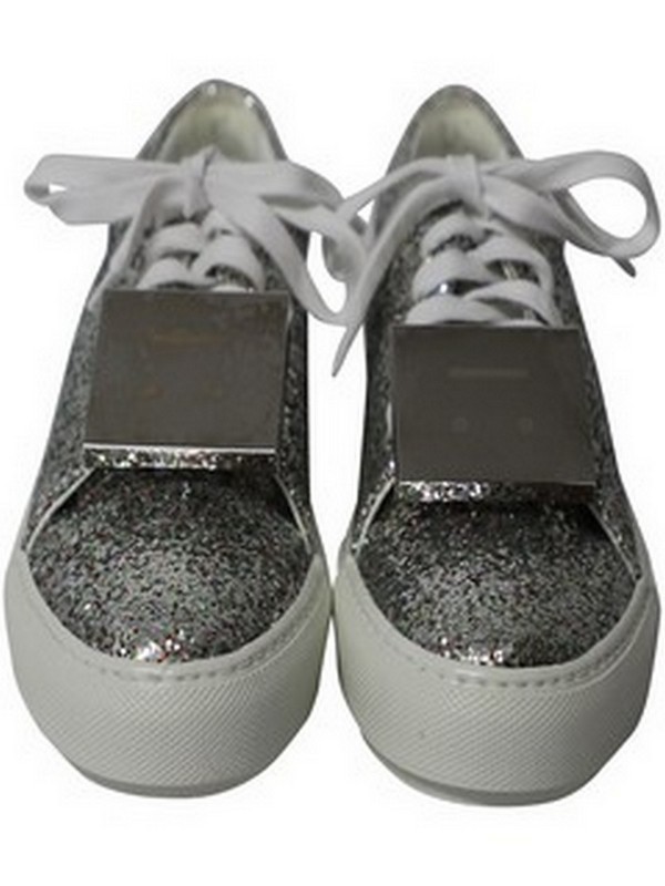 Lot 8  
            Nottingham SR5 - Delivery Only 

                
ACNE STUDIOS METALLIC ADRIANA SPARK SNEAKERS IN SILVER GLITTER SIZE:US8 RRP:£350