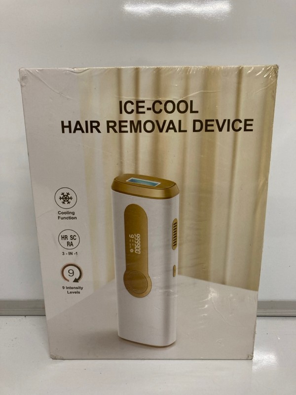 Lot 119  
            Nottingham SR7 - Delivery Only 

                
ICE-COOL HAIR REMOVAL DEVICE (SEALED)