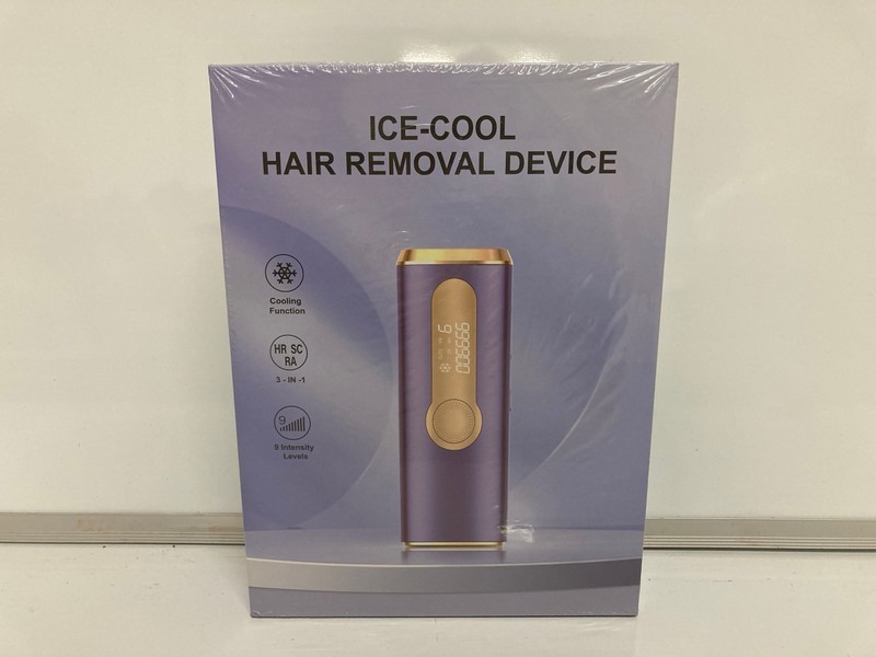 Lot 123  
            Nottingham SR7 - Delivery Only 

                
ICE-COOL HAIR REMOVAL DEVICE (SEALED)