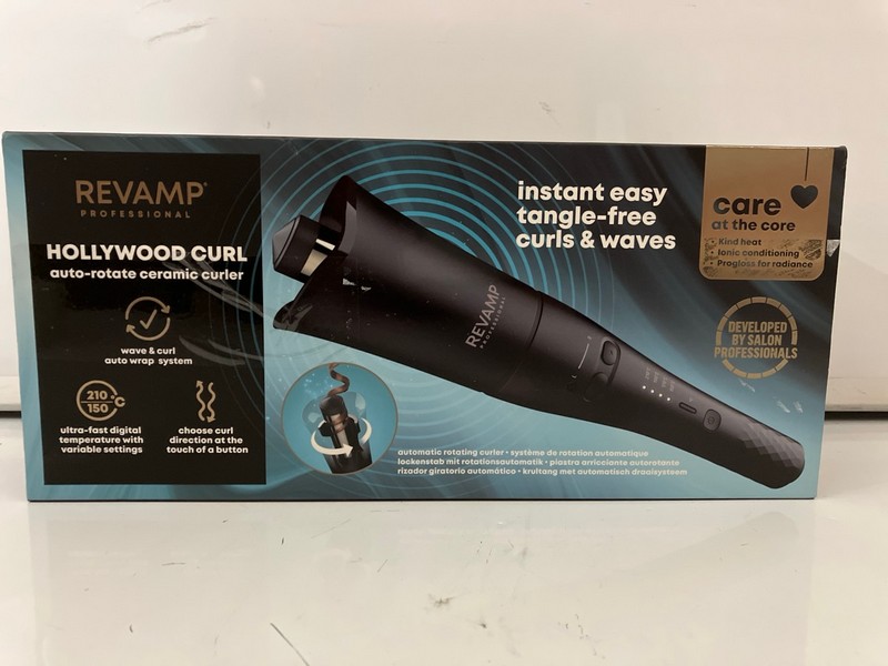 Lot 140  
            Nottingham SR7 - Delivery Only 

                
REVAMP HOLLYWOOD CURL CERAMIC HAIR CURLER