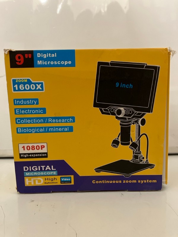 Lot 177  
            Nottingham SR7 - Delivery Only 

                
PORTABLE LCD MICROSCOPE MODEL: G1600