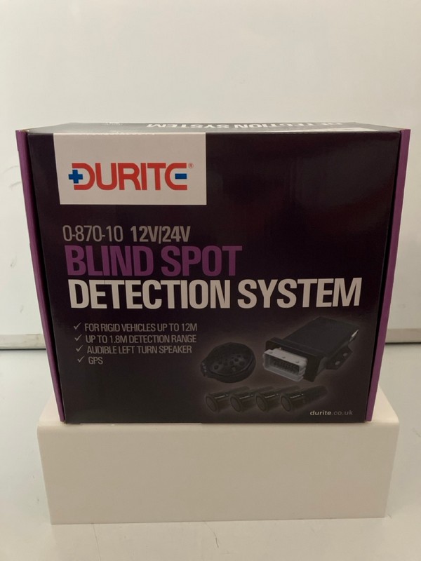 Lot 20  
            Nottingham SR7 - Delivery Only 

                
DURITE BLIND SPOT DETECTION SYSTEM 0-870-10 12/24V ORIGINAL RRP: £636.45