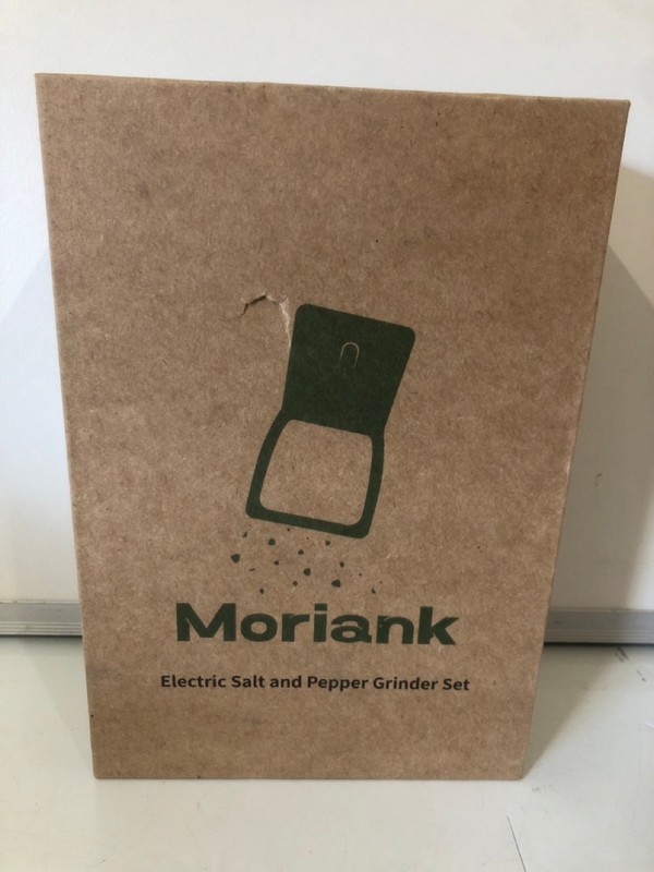 Lot 250  
            Nottingham SR7 - Delivery Only 

                
MORIANK ELECTRIC SALT & PEPPER GRINDING SET