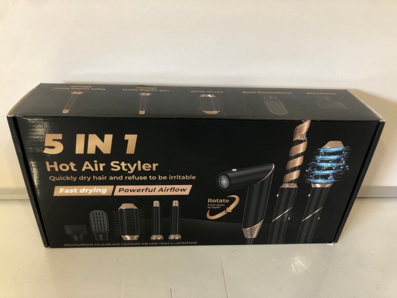Lot 271  
            Nottingham SR7 - Delivery Only 

                
5-IN-1 HOT AIR STYLER