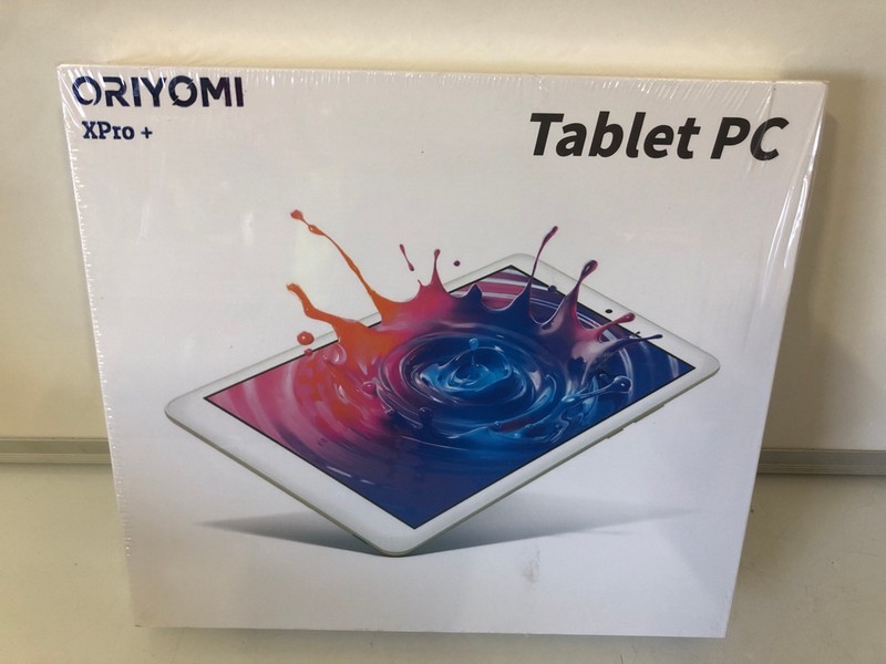 Lot 320  
            Nottingham SR7 - Delivery Only 

                
ORIYOMI XPRO+ TABLET PC IN GREY (SEALED)