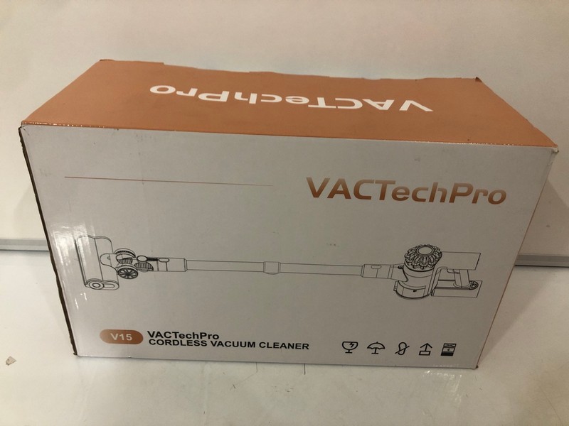 Lot 327  
            Nottingham SR7 - Delivery Only 

                
VACTECHPRO V15 CORDLESS VACUUM CLEANER