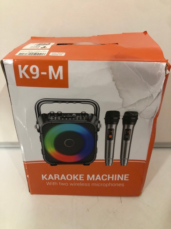 Lot 332  
            Nottingham SR7 - Delivery Only 

                
KARAOKE MACHINE K9-M