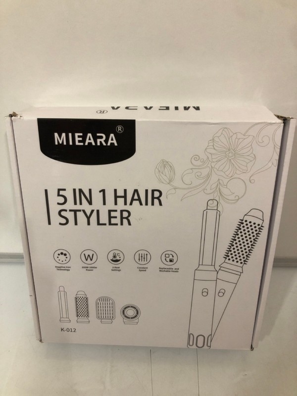 Lot 336  
            Nottingham SR7 - Delivery Only 

                
MIEARA 5-IN-1 HAIR STYLER