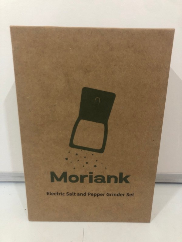 Lot 351  
            Nottingham SR7 - Delivery Only 

                
MORIANK ELECTRIC SALT & PEPPER GRINDING SET