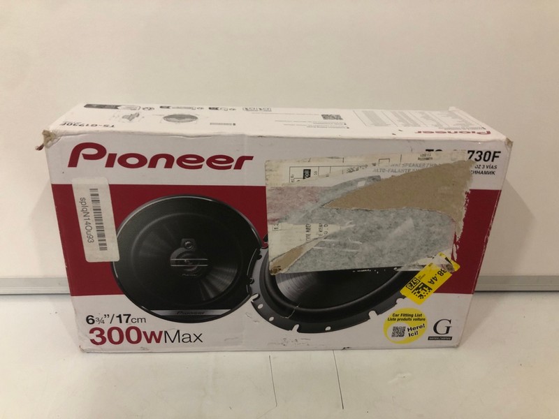 Lot 431  
            Nottingham SR7 - Delivery Only 

                
PIONEER COAXIAL SPEAKERS MODEL: TS-G1730F