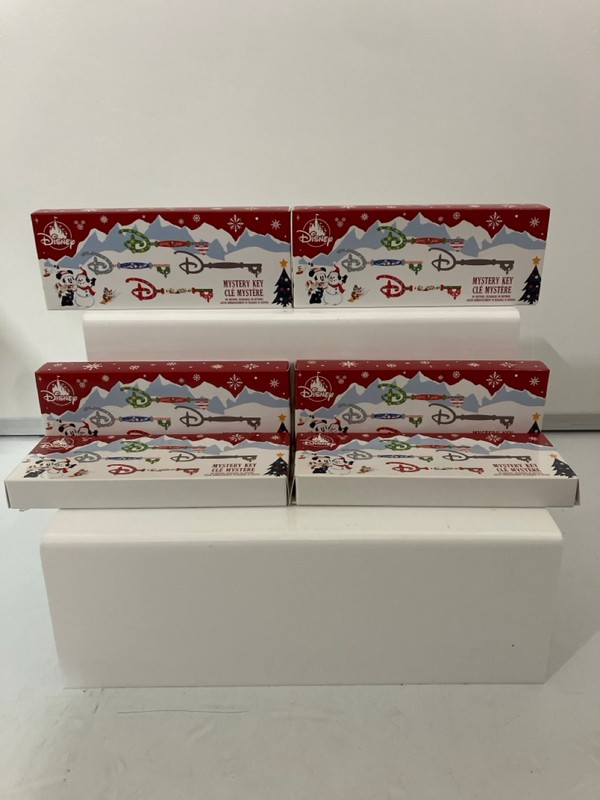 Lot 602  
            Nottingham SR7 - Delivery Only 

                
6 X DISNEY CHRISTMAS MYSTERY COLLECTIBLE KEYS (SEALED)