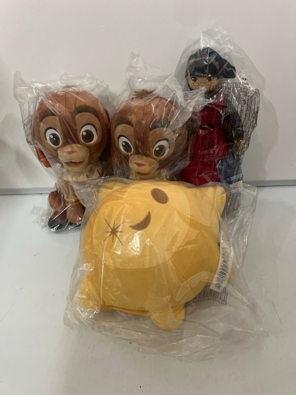 Lot 625  
            Nottingham SR7 - Delivery Only 

                
4 X DISNEY WISH PLUSH TOYS