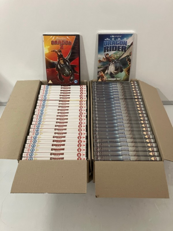 Lot 646  
            Nottingham SR7 - Delivery Only 

                
2 X BOXES OF DVDS INC HOW TO TRAIN YOUR DRAGON 2
